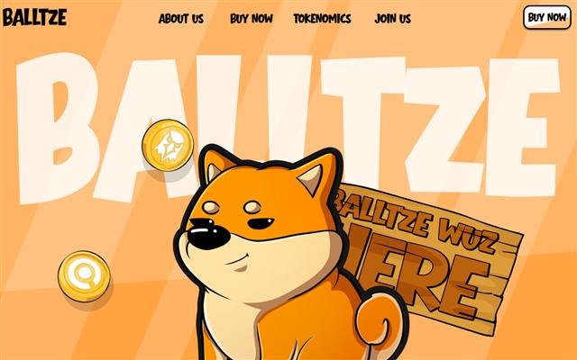 Balltze On Sol website preview