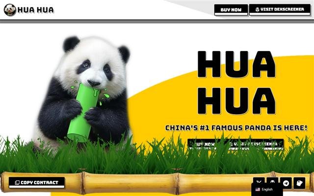 Huahua BNB website preview