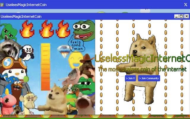 Useless Mic website preview
